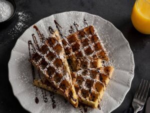 Бельгійський сніданок (вафлі)